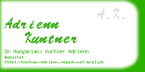 adrienn kuntner business card